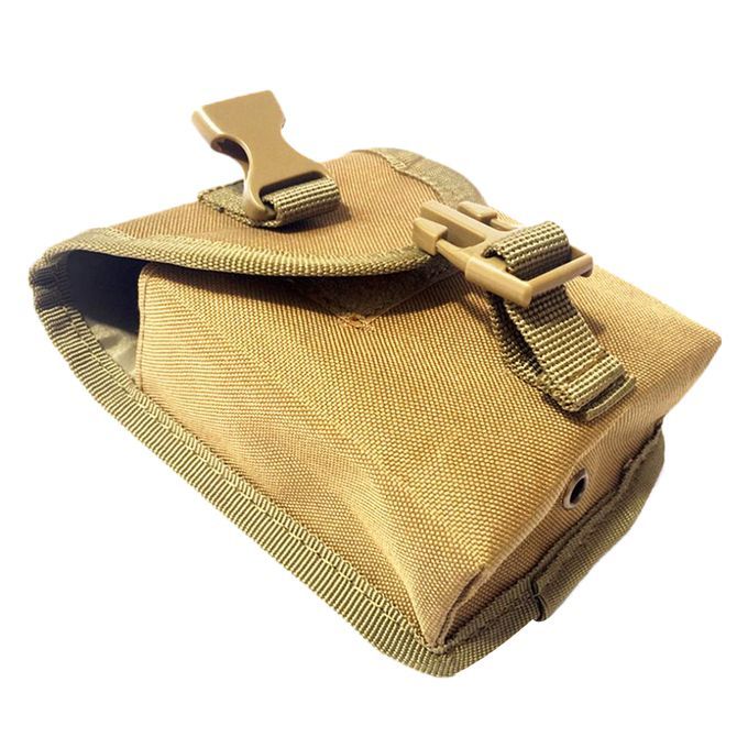 Scuba Dive Weight Belt Pocket Pouch With Quick Release Buckle 14 X Tan
