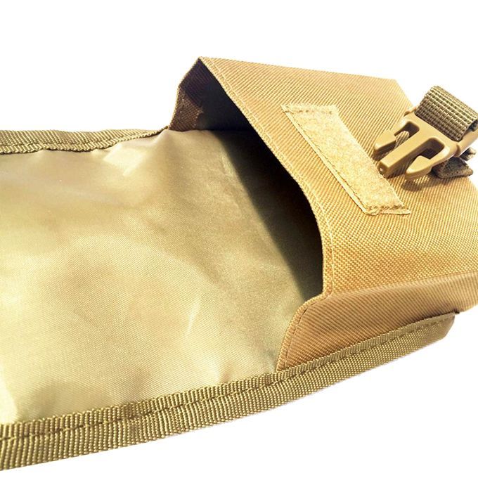 Scuba Dive Weight Belt Pocket Pouch With Quick Release Buckle 14 X Tan