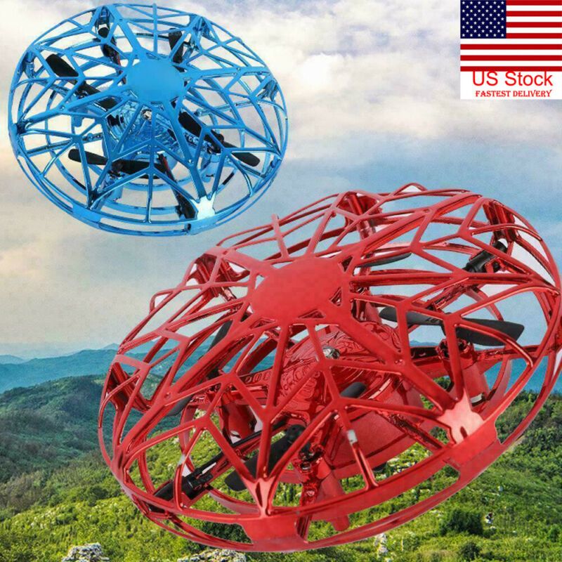 Mini Drone Quad Induction Levitation Ufo Led Light Usb Kid