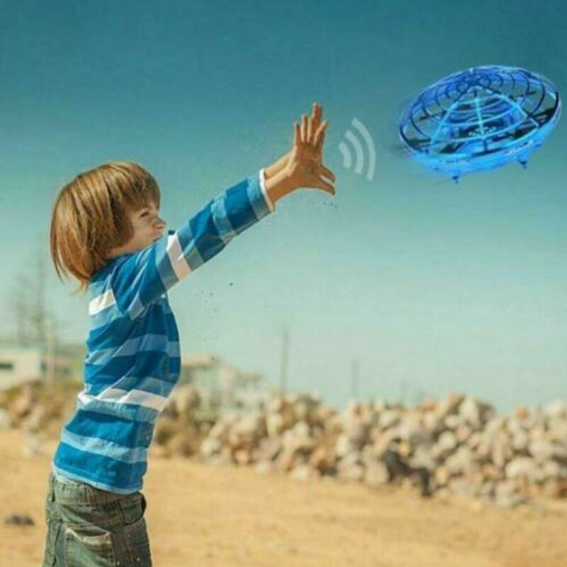 Mini Drone Quad Induction Levitation Ufo Led Light Usb Kid