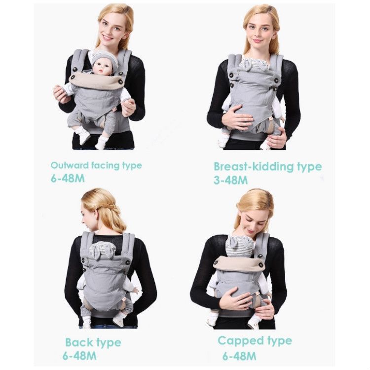 Multifunctional Front Facing Wrap Baby Carrier
