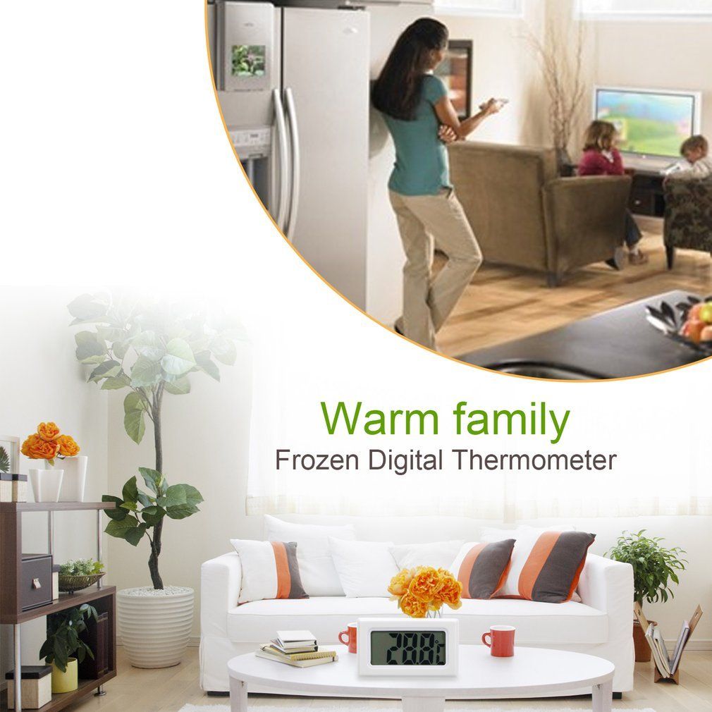 MT  LCD Refrigerator Freezer Fridge Digital Thermometer Temperature -50 ~ 110° C