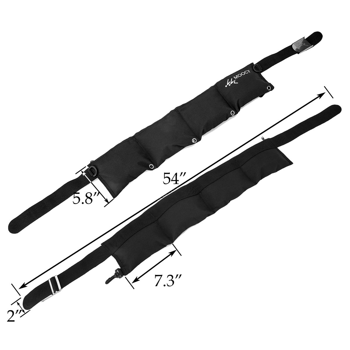 Moocy Diving Weight Belt with 4Pockets,Swimming Water Sports Equipmen