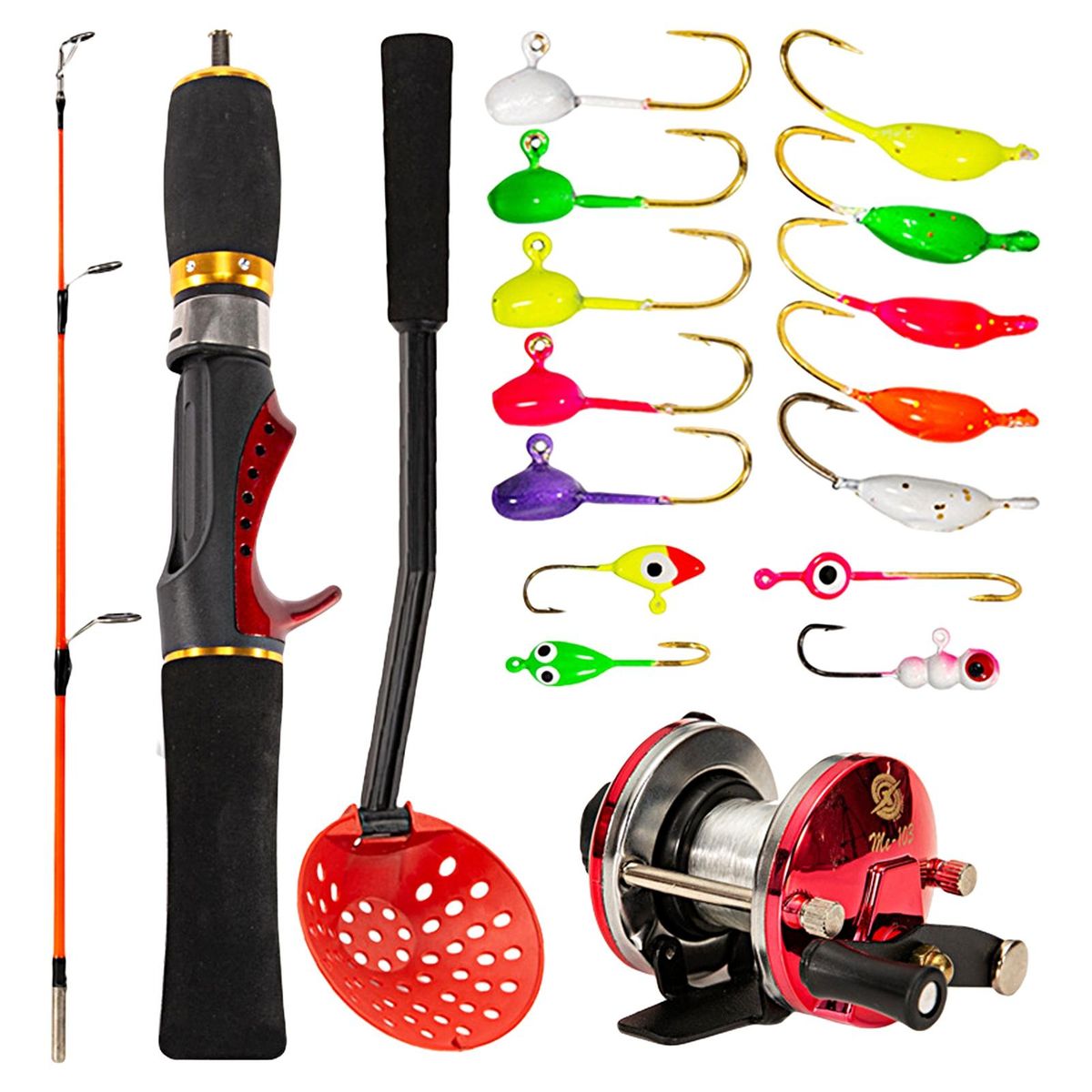 1 Set Ice Fishing Combination Kit Wear-resistant Winter Fishing Kit
