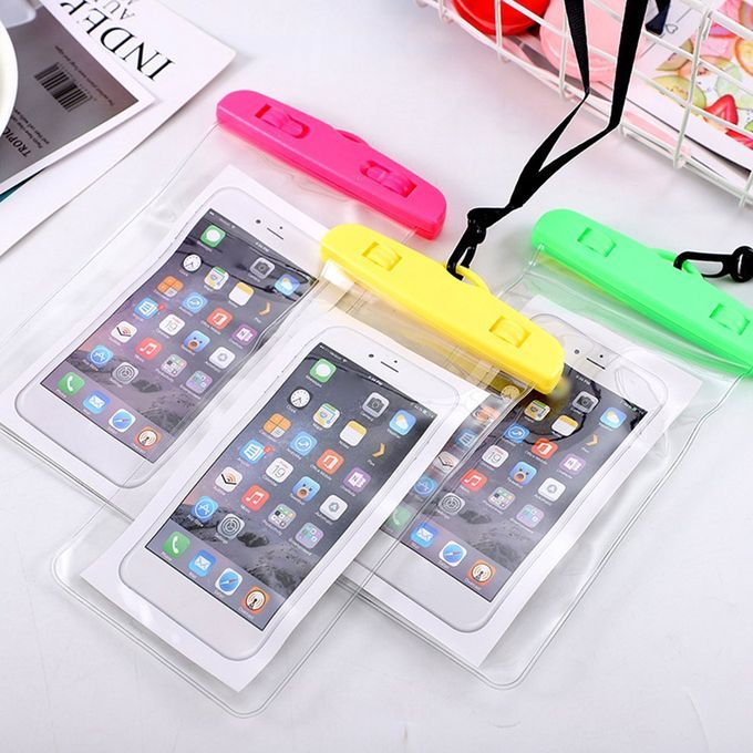 Luminous Waterproof Bag Swimming Bea H Dry Bag  Ase  Over Holder For Phone-yellow
