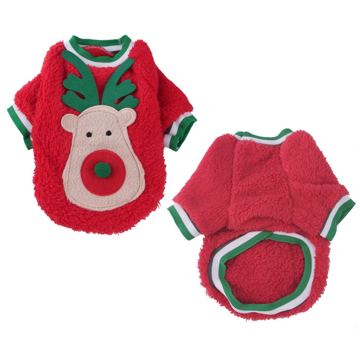 Christmas Dog Costume Xmas Pet Clothes Dog Elk Clothes Dog