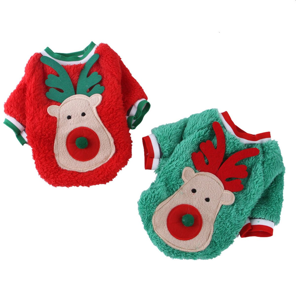 Christmas Dog Costume Xmas Pet Clothes Dog Elk Clothes Dog