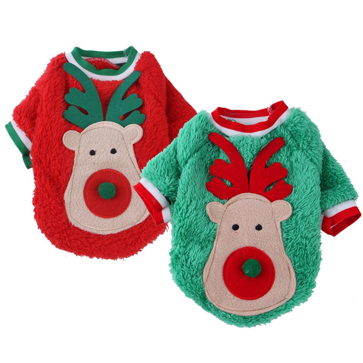 Christmas Dog Costume Xmas Pet Clothes Dog Elk Clothes Dog