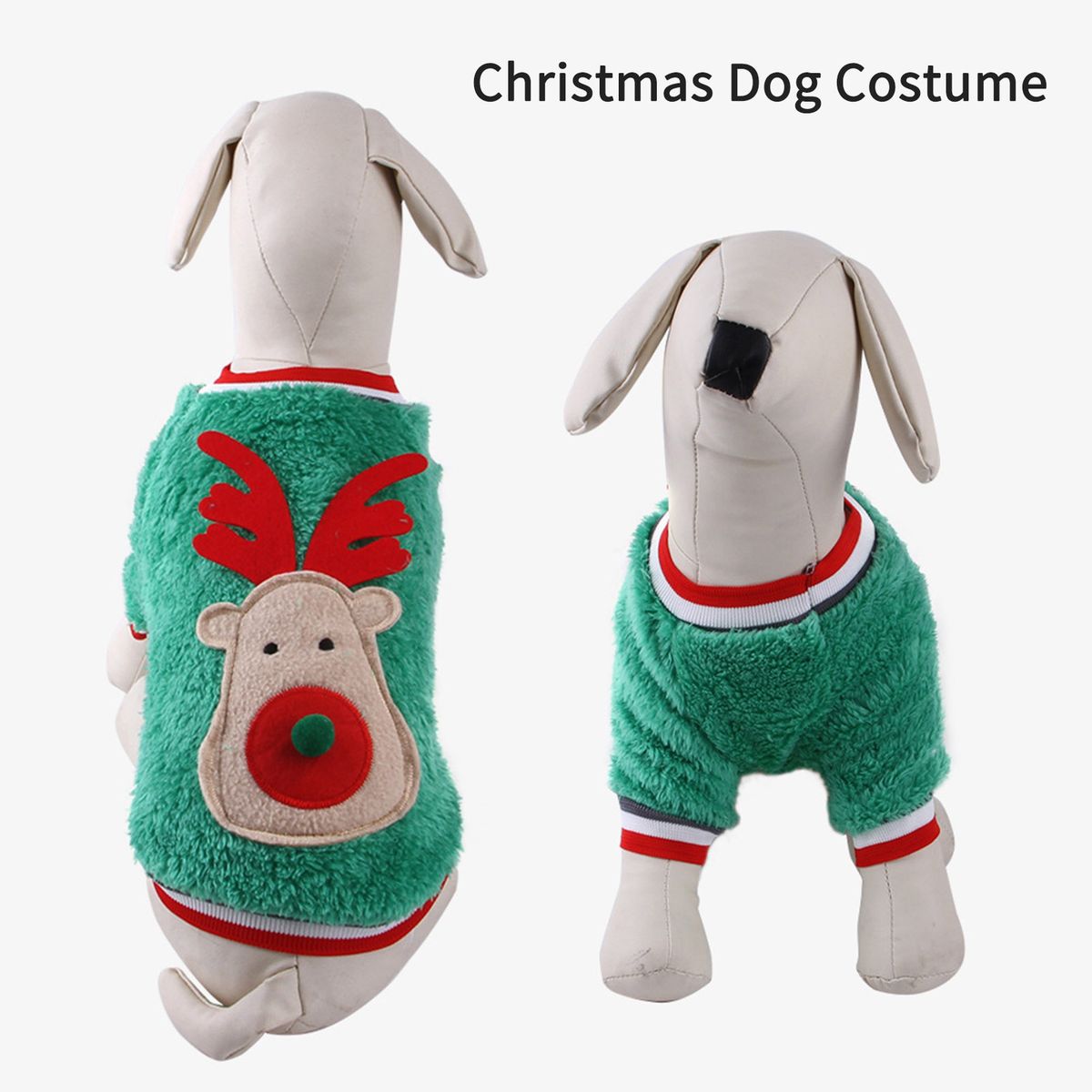Christmas Dog Costume Xmas Pet Clothes Dog Elk Clothes Dog