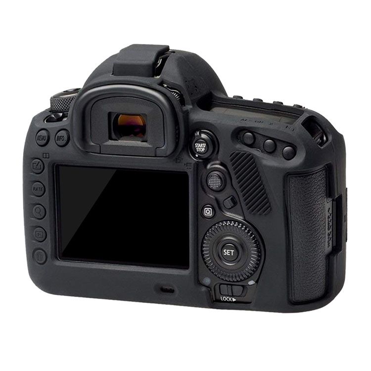 PULUZ Soft Silicone Protective Case For Canon EOS 5D Mark IV(Black)
