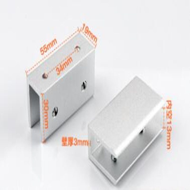 Aluminum Black Glass Clip Glass Accessories Card Clip Glass