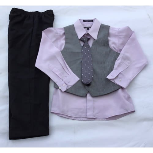 Boys 4 Piece Lilac Set