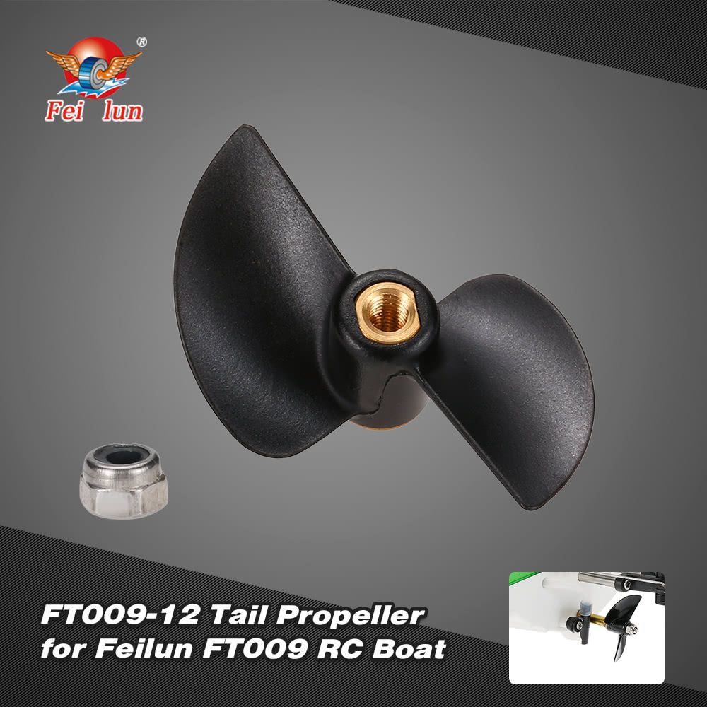 Original Feilun FT009-12 Tail Propeller Boat Spare Part For