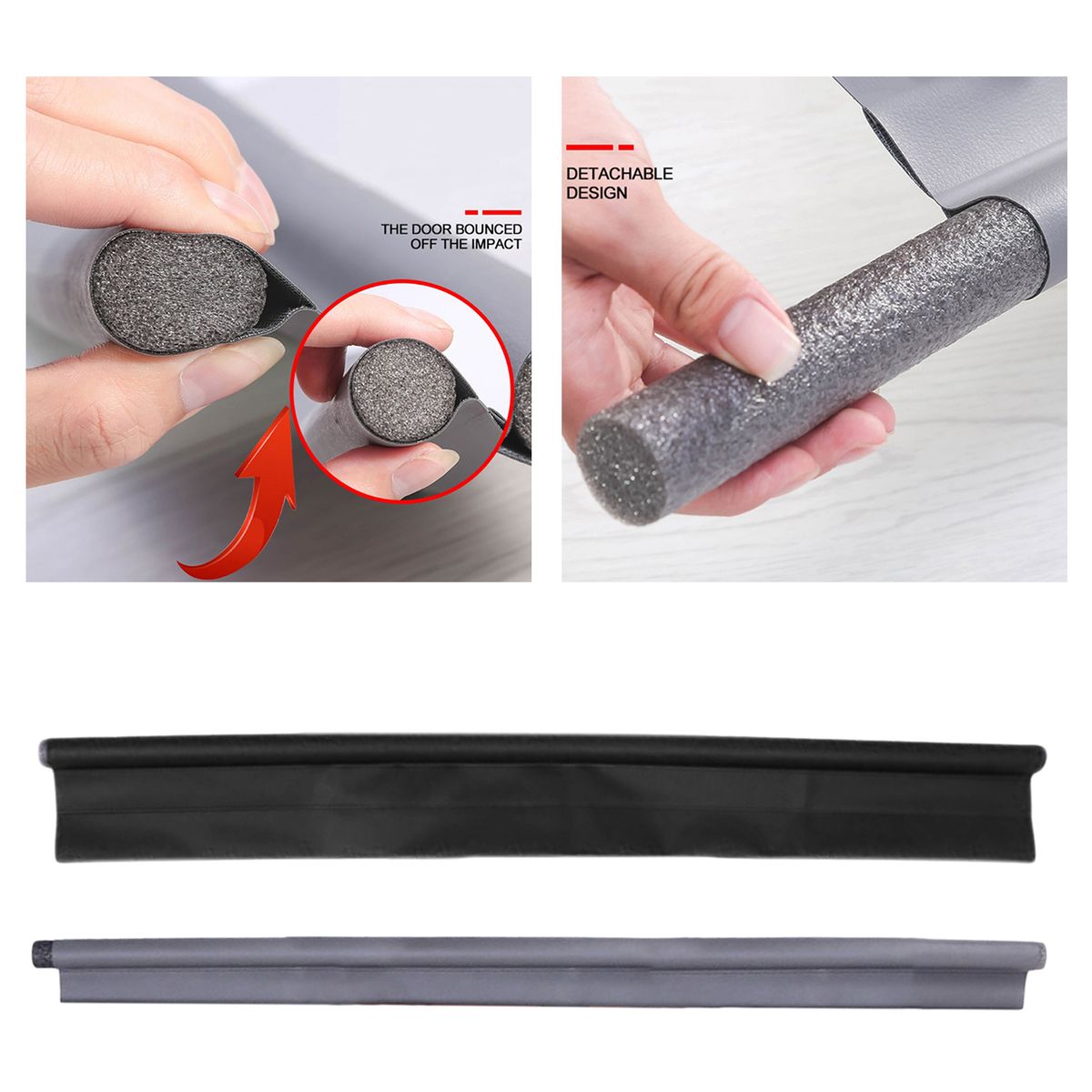 37.8 Inch Under Door Draft Stopper-Twin Door Draft Blocker