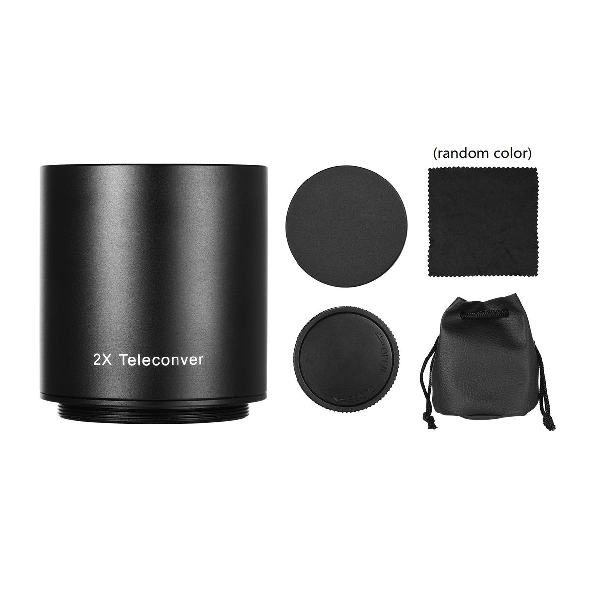 Andoer 2X Teleconverter Lens Manual Focus Converter Lens