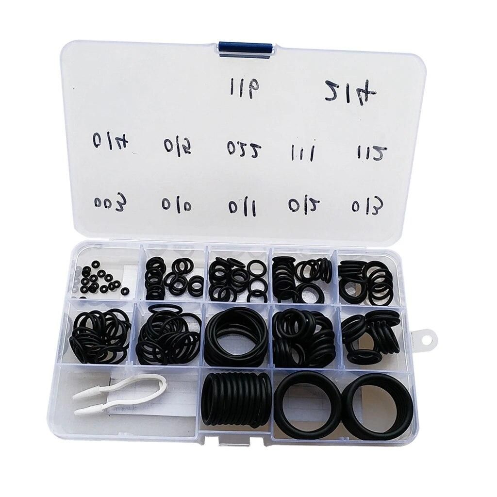 170Pcs Nitrox / Scuba Dive O-Ring Kit 12 Sizes Underwater Diving Snorkeling Gear Spare Part Accessories