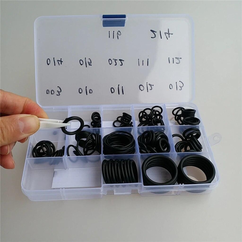 170Pcs Nitrox / Scuba Dive O-Ring Kit 12 Sizes Underwater Diving Snorkeling Gear Spare Part Accessories