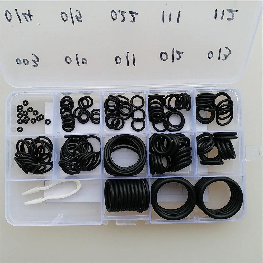 170Pcs Nitrox / Scuba Dive O-Ring Kit 12 Sizes Underwater Diving Snorkeling Gear Spare Part Accessories