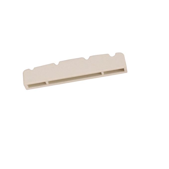 2pcs White 4 String Slotted Nut Electric Jazz Bass Nut For Guitar