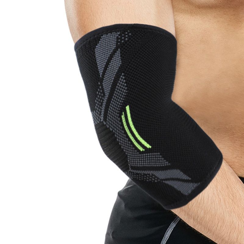 Elastic Bandage Breathable Arm Elbow Band Cover Injury-Black