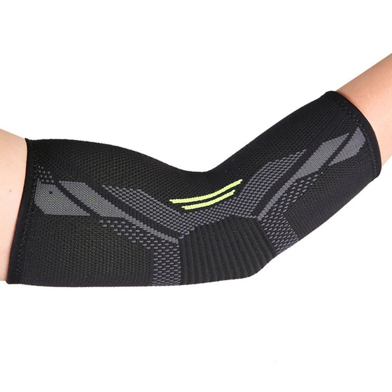 Elastic Bandage Breathable Arm Elbow Band Cover Injury-Black