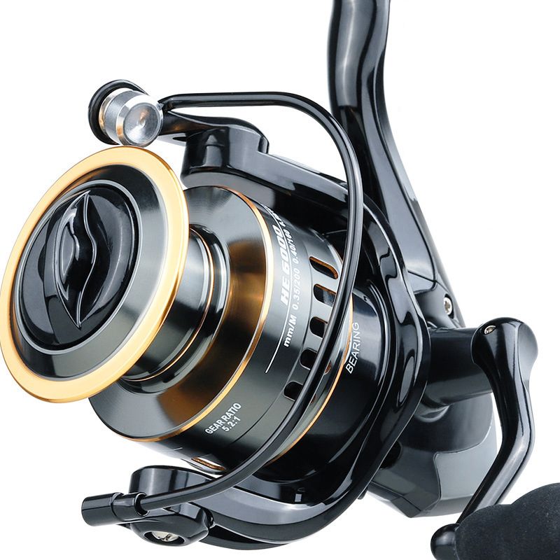 Fishing Reel He 1000-7000 Series Max Drag 10kg Metal Line