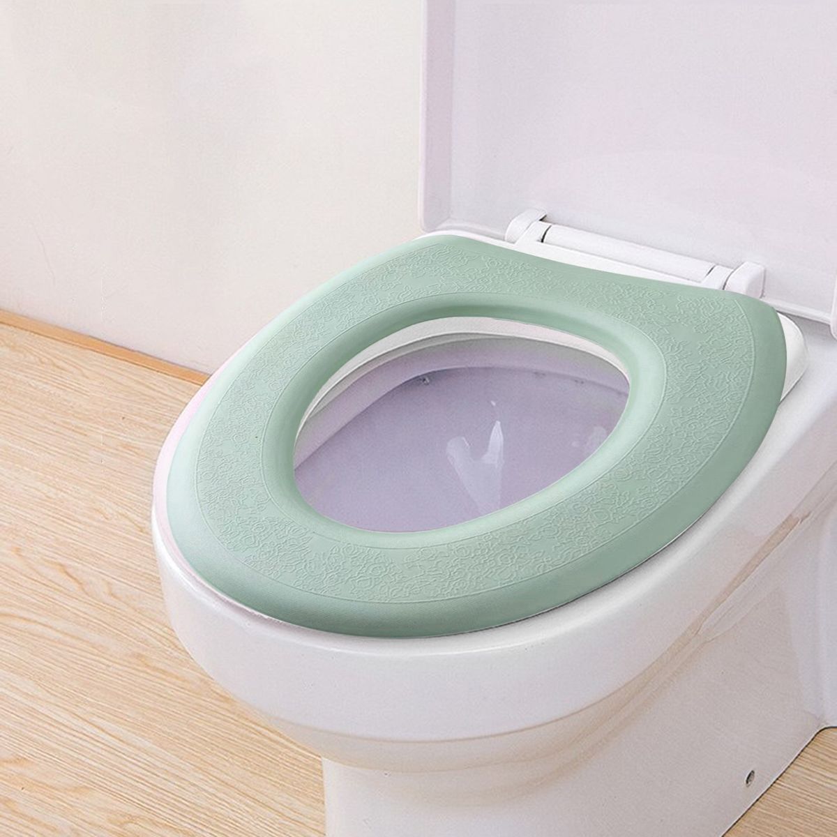 Toilet Mat Stain Resistant Toilet Seat Pad Green