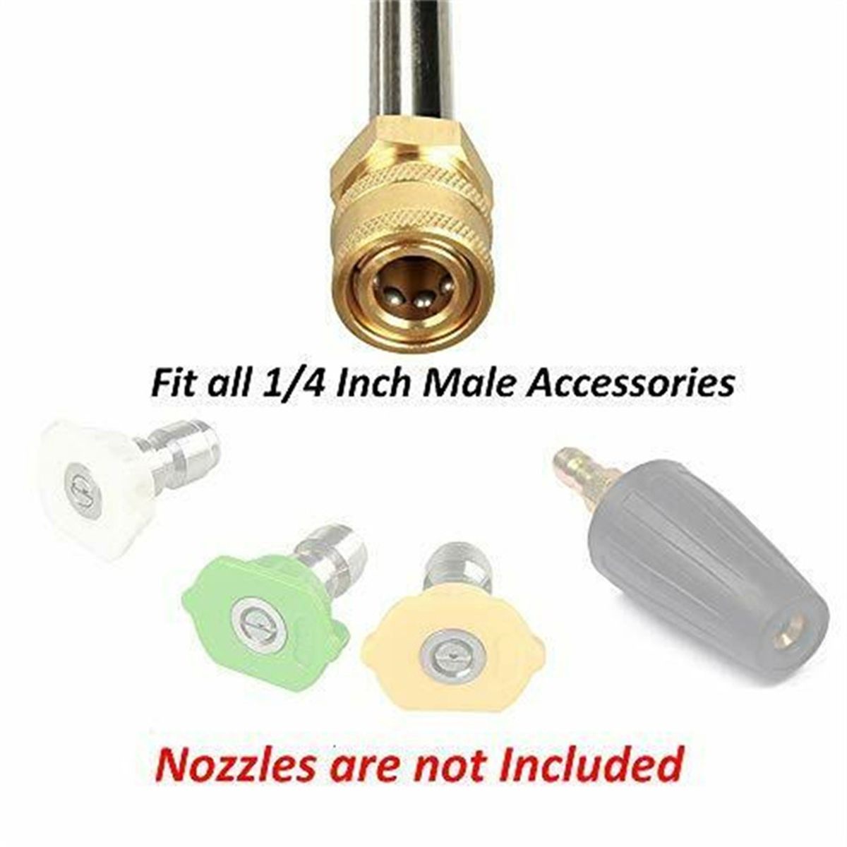 High Pressure Power Washer Wand 15 Inch Stainless Steel 30