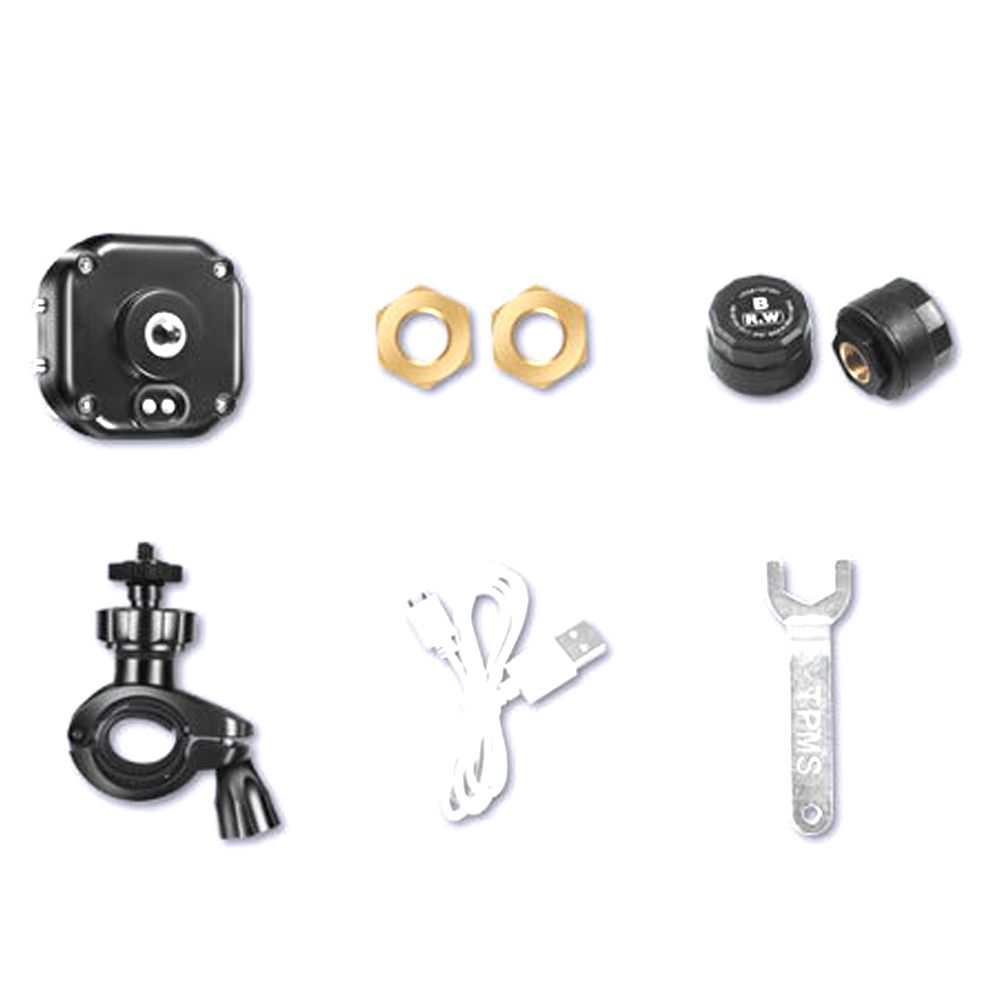Motorcycle Tire Pressure Monitor TPMS Detector Portable Tire