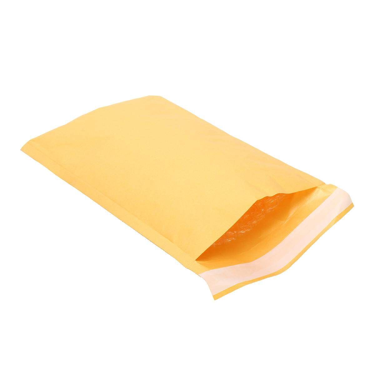 50pcs Kraft Bubble Mailer Padded Envelopes Yellow Self-Sealing Shipping Papers # 110x150mm 110x150mm