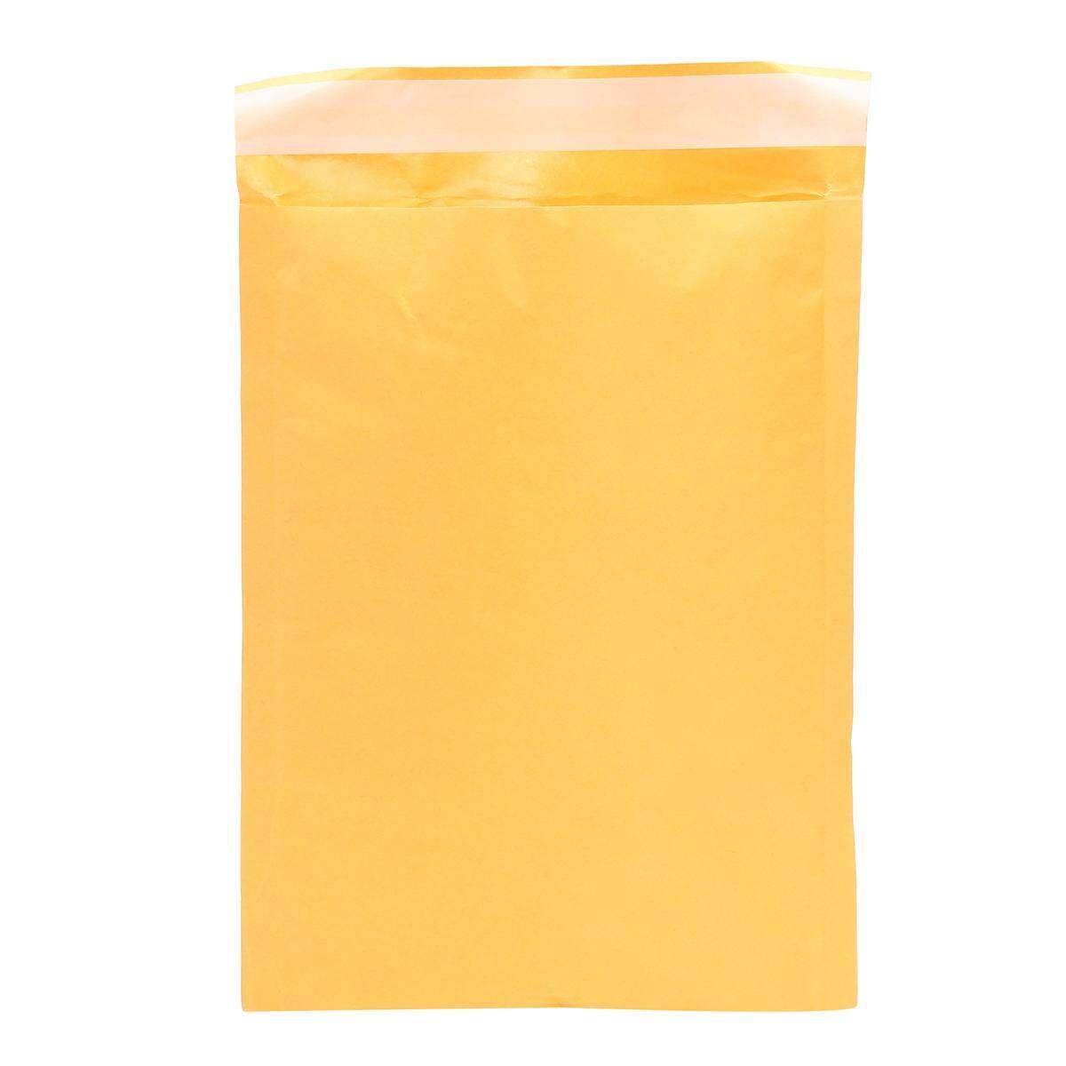 50pcs Kraft Bubble Mailer Padded Envelopes Yellow Self-Sealing Shipping Papers # 110x150mm 110x150mm