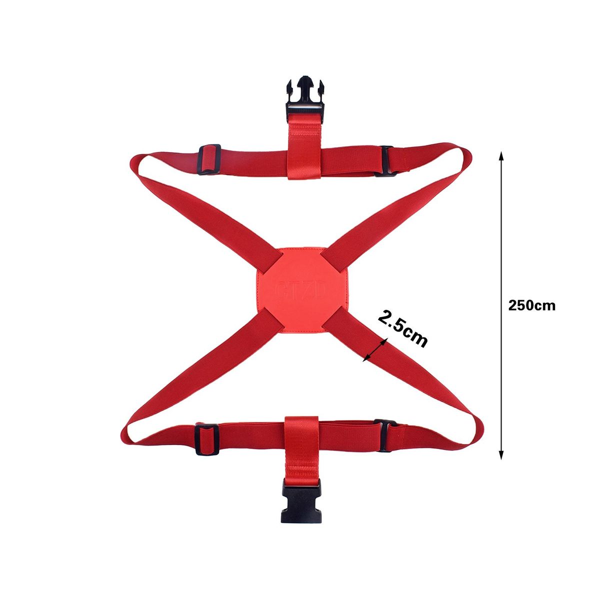 Secure Travel Luggage Strap Elastic Belt for Suitcase Telescopic Bag Red