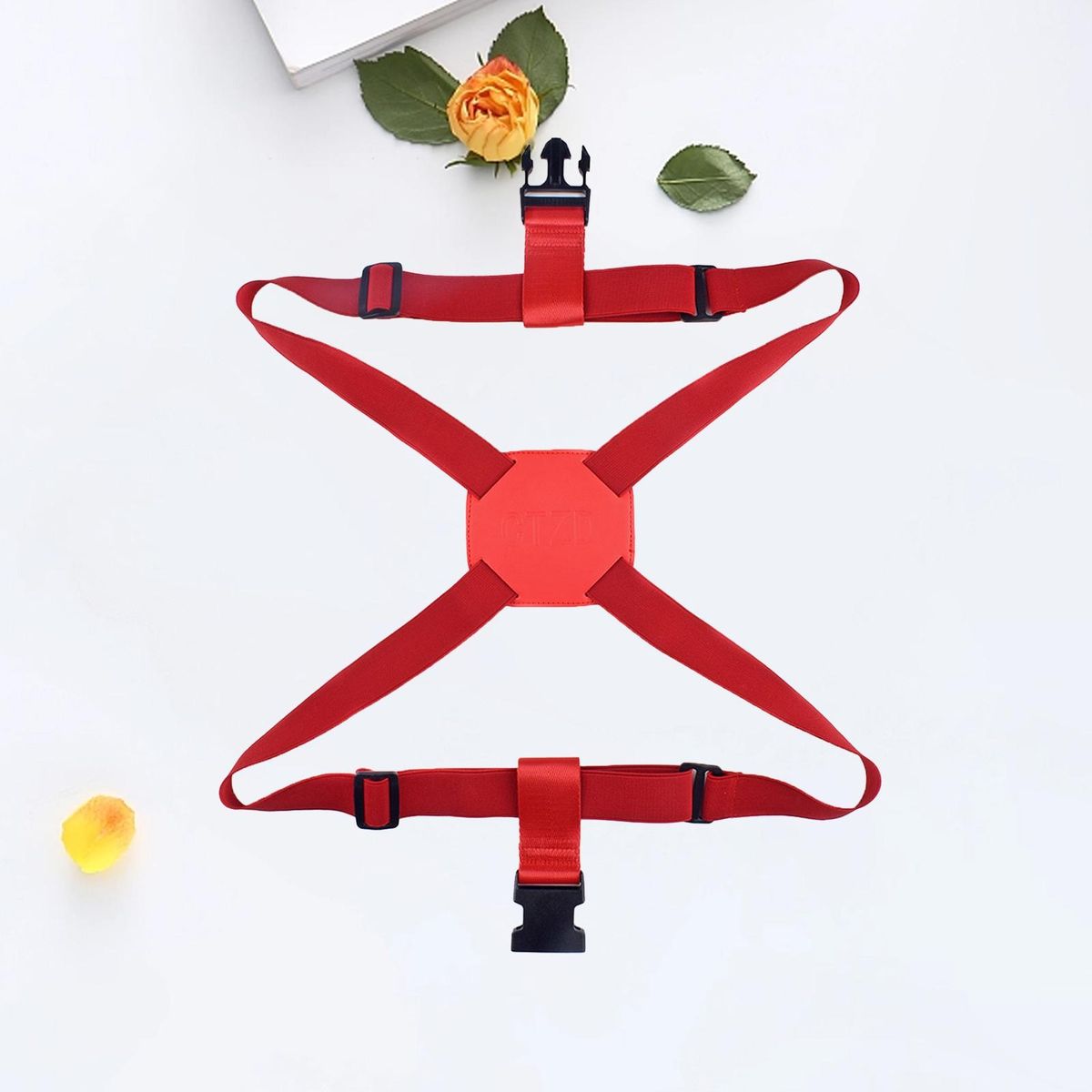 Secure Travel Luggage Strap Elastic Belt for Suitcase Telescopic Bag Red