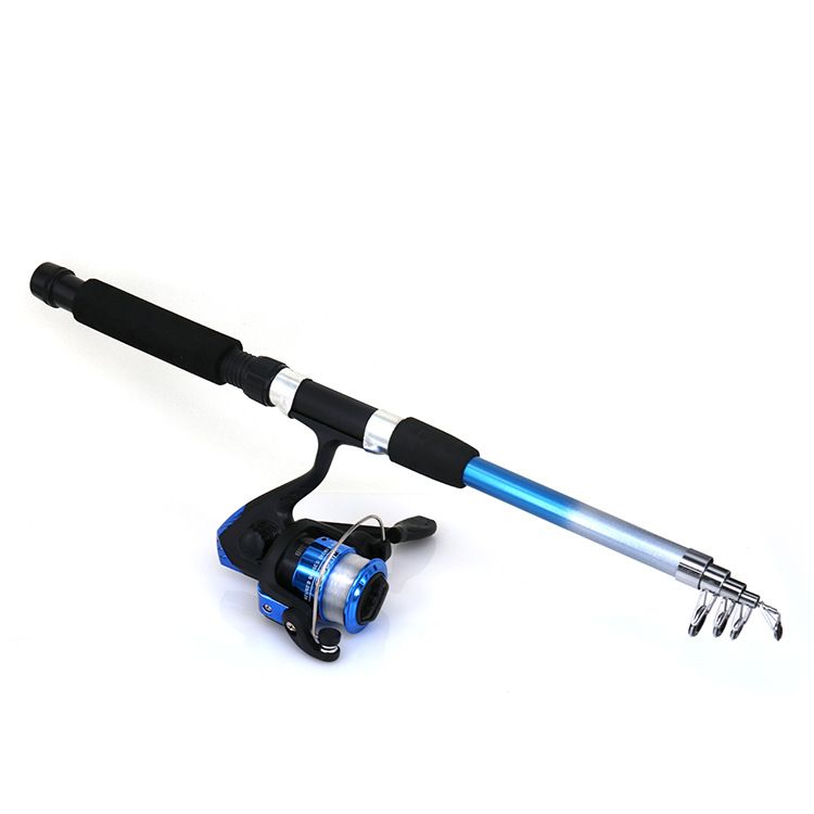 Rod And Reel Full Kit Casting Reel Gear Pole Set Line Kit
