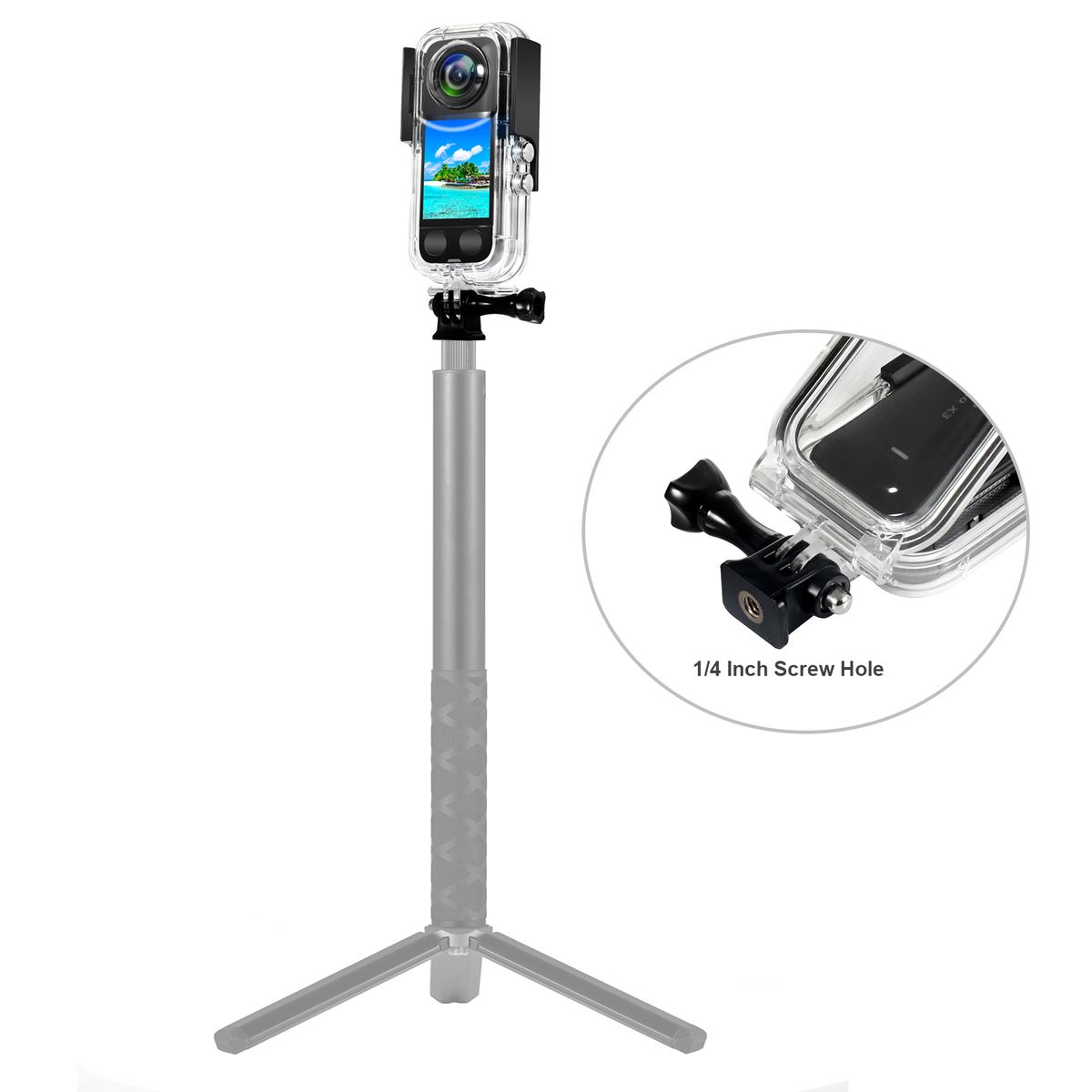 Panoramic Camera Dive Case Waterproof Case Diving Housing