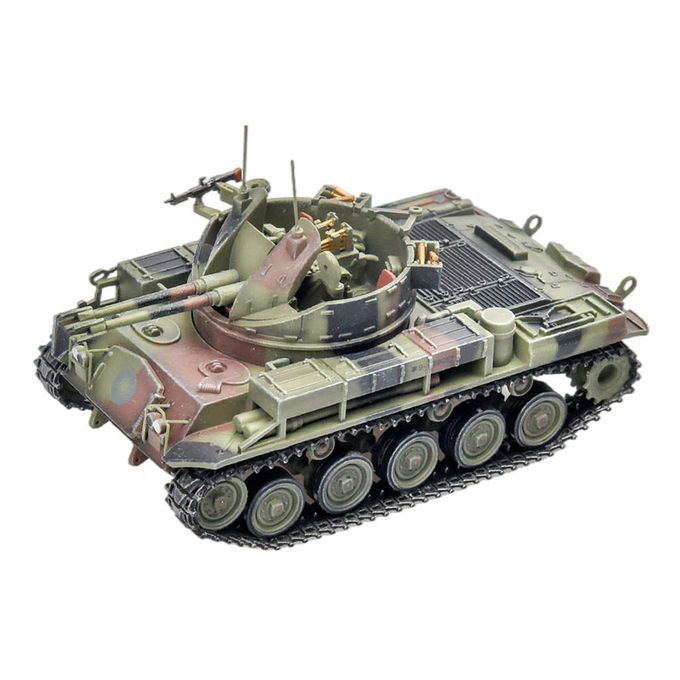 Tank Model M42 AA Gun Armored Vehicle Simulation 1 / 72 For Collectors
