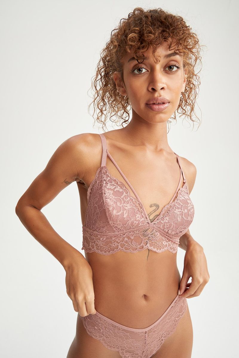 Woman Casual Bra - Brown