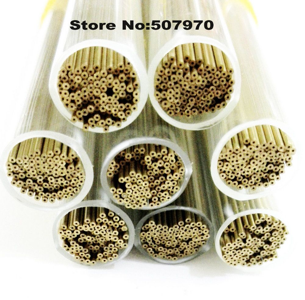 Brass Drill Electrode Tube Single Hole 0.8*400mm Ziyang For Drilling Machine Parts
