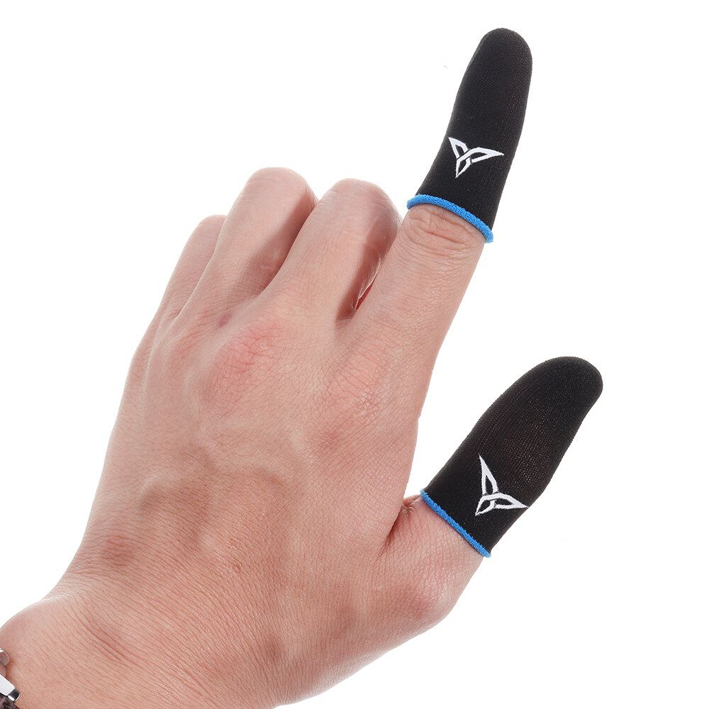 Beehive Sweat-proof Professional Touch Screen Thumbs Finger Sleeve For Mobile Game Blue