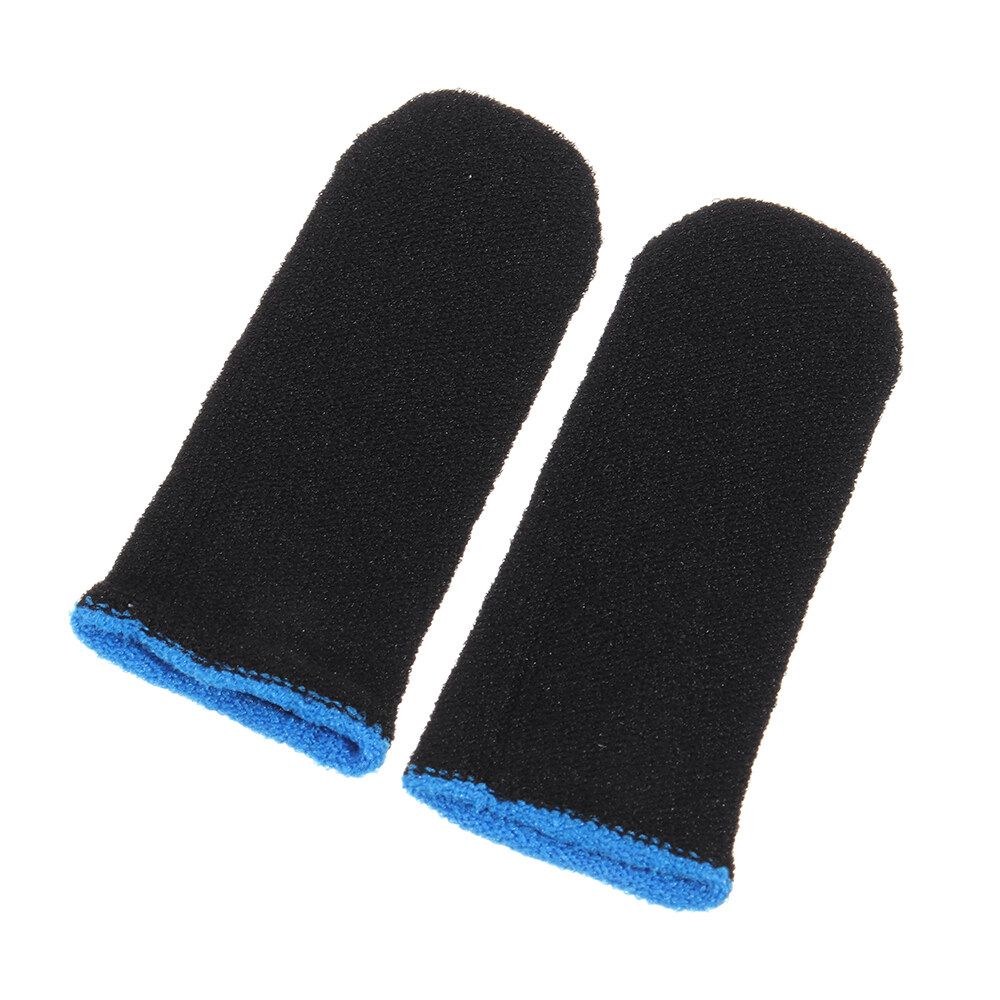 Beehive Sweat-proof Professional Touch Screen Thumbs Finger Sleeve For Mobile Game Blue