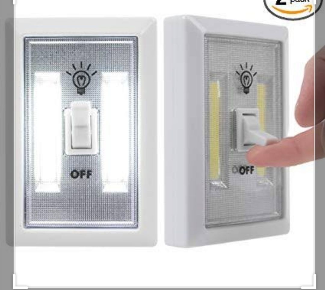 Super Bright LED Switch Light Wireless With Free Battery