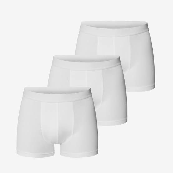 Men's Premium 3 In 1 White Boxers
