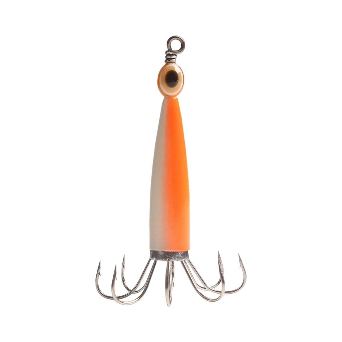 Octopus Hook Luminous Cuttlefish Sleeve Octopus Squid Jig Hook Orange