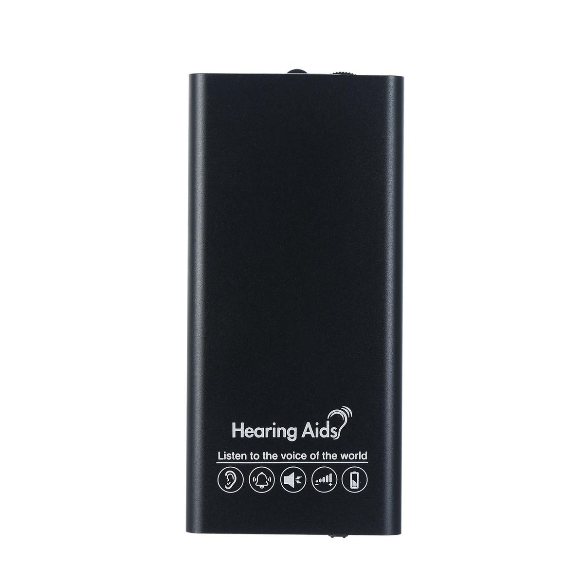 Voice Enhancer with Earphone Dual Ear Hearing Aid Adjustable Sound Amplifier USB Rechargeable Hearing Enhancement Device Hearing Assist