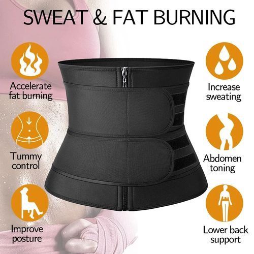 Double Compression Women Waist Trainer/slimming Belt