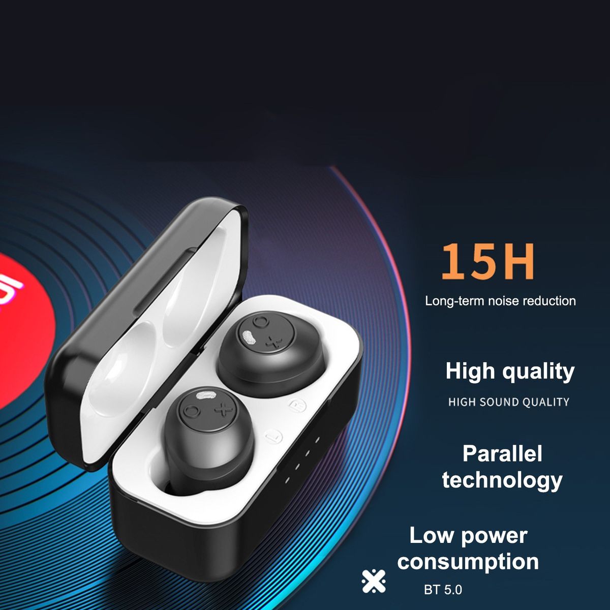 ANC X8 Active Noise Reduction Headphones TWS Headset