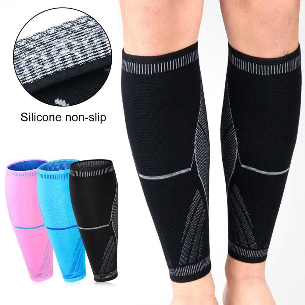 1Pcs Leg Compression Sleeve Calf Support Antiskid Shin Guard Cycling Leg Warmers