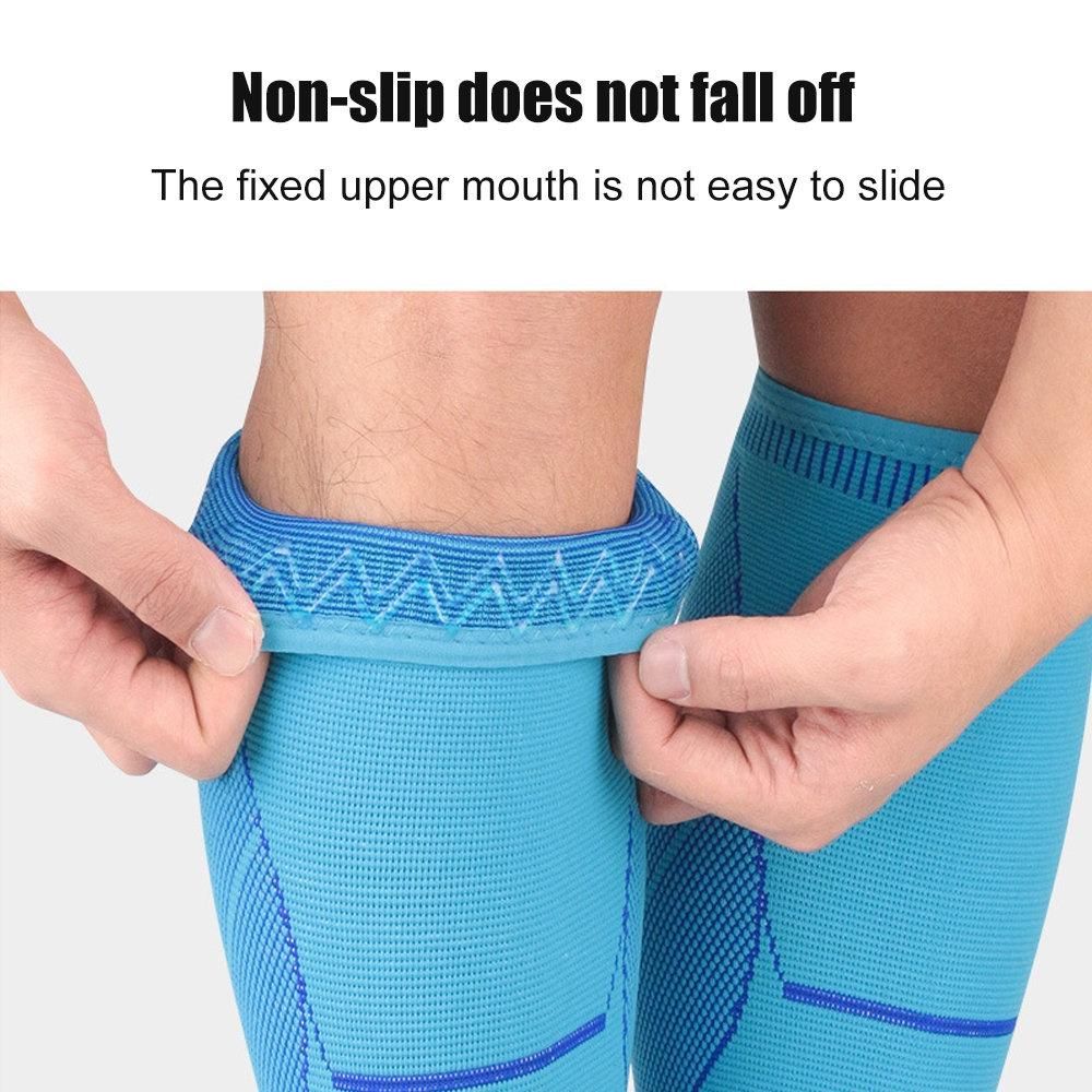 1Pcs Leg Compression Sleeve Calf Support Antiskid Shin Guard Cycling Leg Warmers