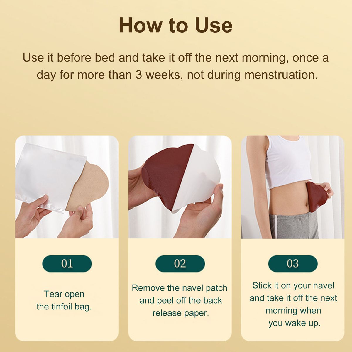 5PCS Slimming Patches Weight Loss Navel Sticker Belly Patch
