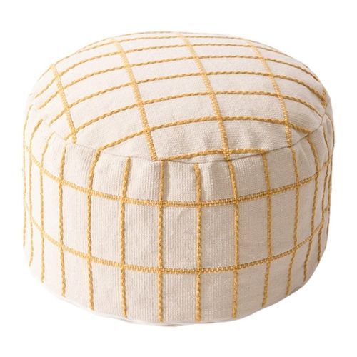 2pcs Ottoman Pouffe Cover Cubes Floor Cushion Seat